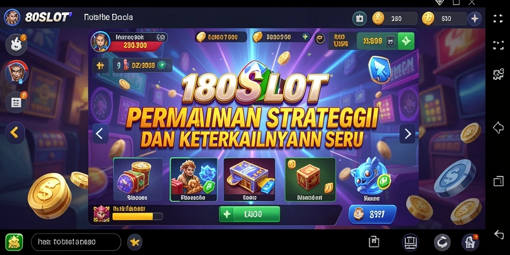 Tampilan gameplay 180SLOT yang menarik dan menantang.