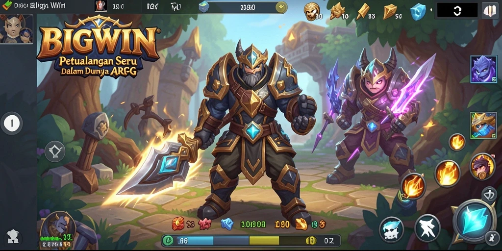 Tampilan gameplay menegangkan dan seru di BIGWIN.