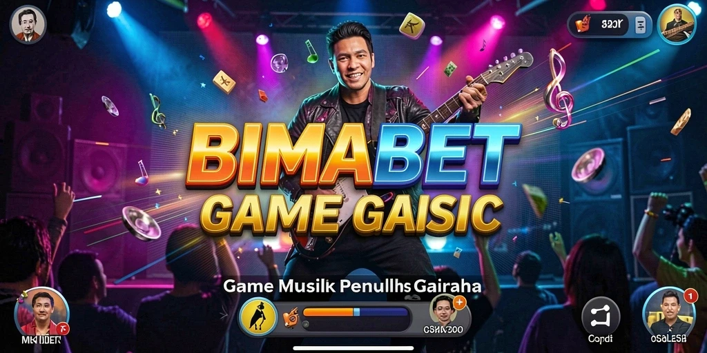 Screenshot gameplay BIMABET menampilkan pengalaman musik yang seru.