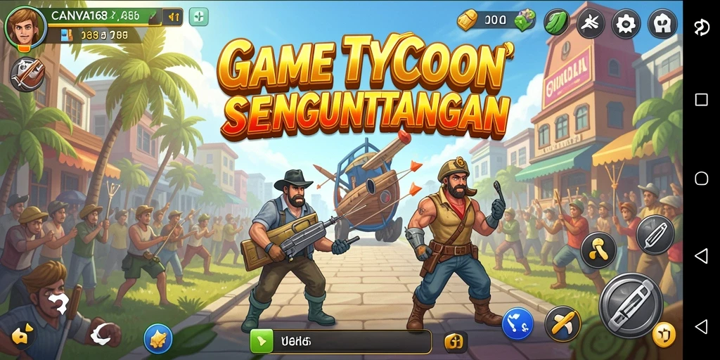Tampilan screenshot gameplay CANVA168 yang menarik dan interaktif.