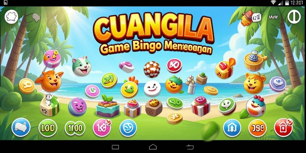 Menampilkan gameplay seru dari CUANGILA Bingo