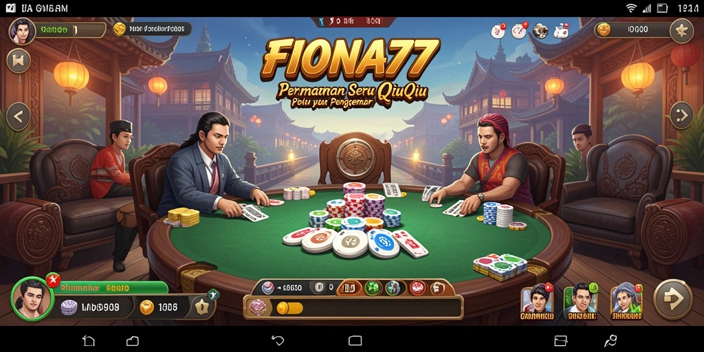 Tampilan gameplay seru QiuQiu dari FIONA77.