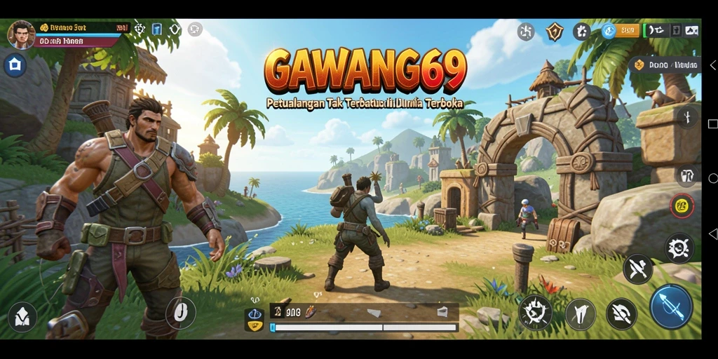 Screenshot GAWANG69 memperlihatkan petualangan seru di dunia terbuka.