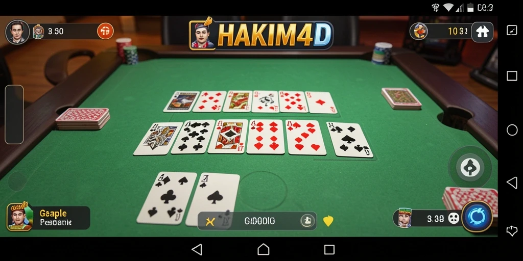 Tampilan gameplay HAKIM4D yang seru dan interaktif.