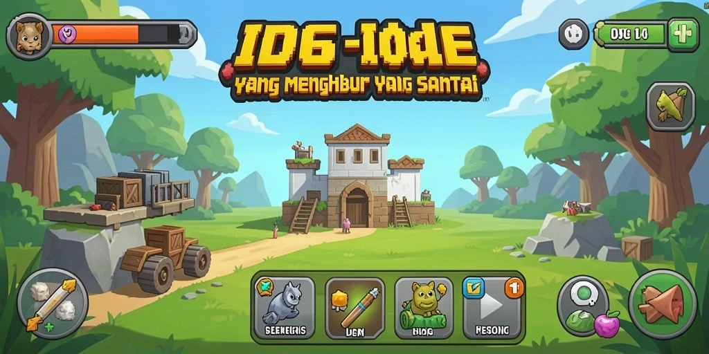 Tampilan menarik dari gameplay Idle di ID66.