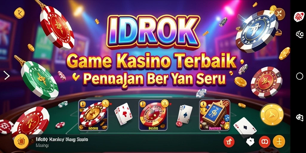 Tampilan gameplay seru dan menarik dari aplikasi IDROK.