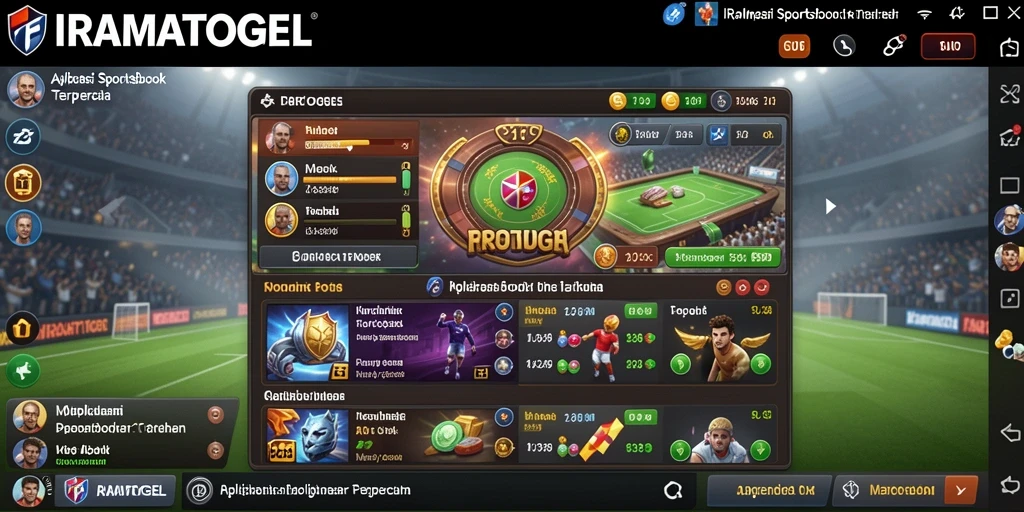 Tampilan menarik dari gameplay Sportsbook IRAMATOGEL yang seru.