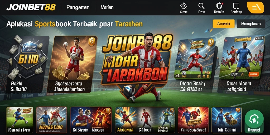 Tampilan gameplay Sportsbook yang menarik di JOINBET88.