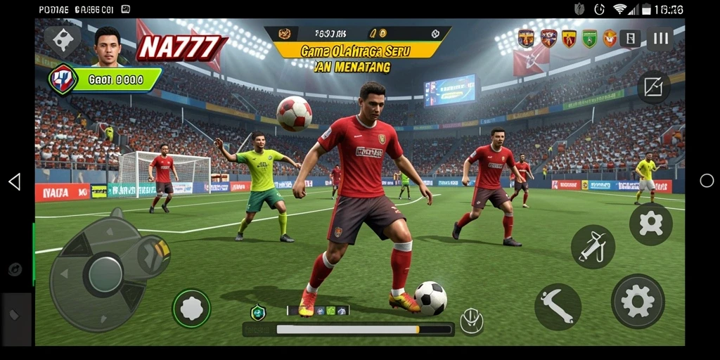 Tampilan gameplay NA777 yang menegangkan dan penuh aksi.