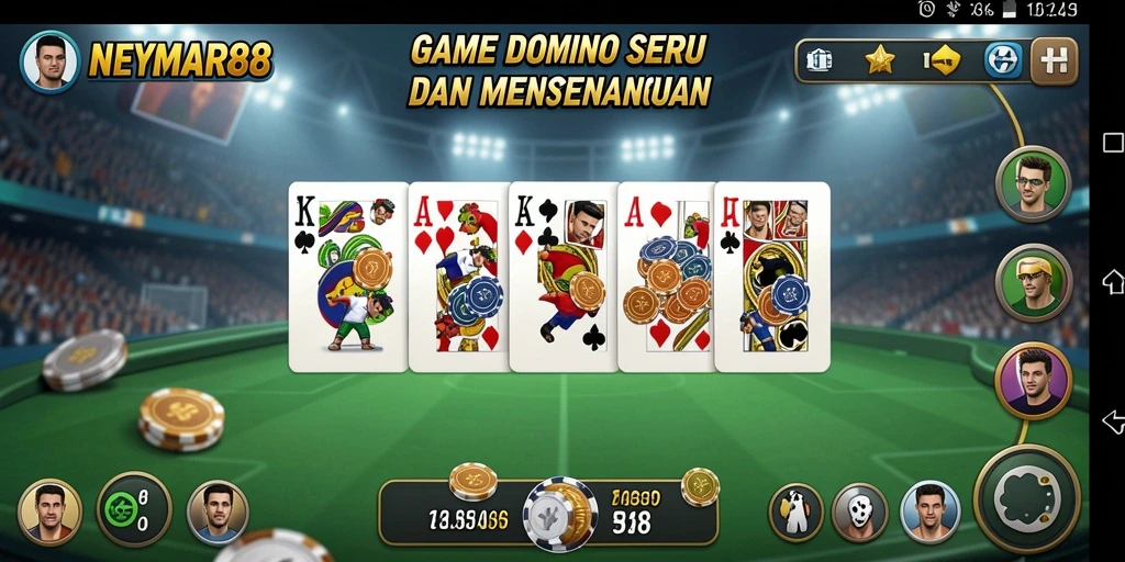 Tampilan gameplay seru dan interaktif dari NEYMAR88.