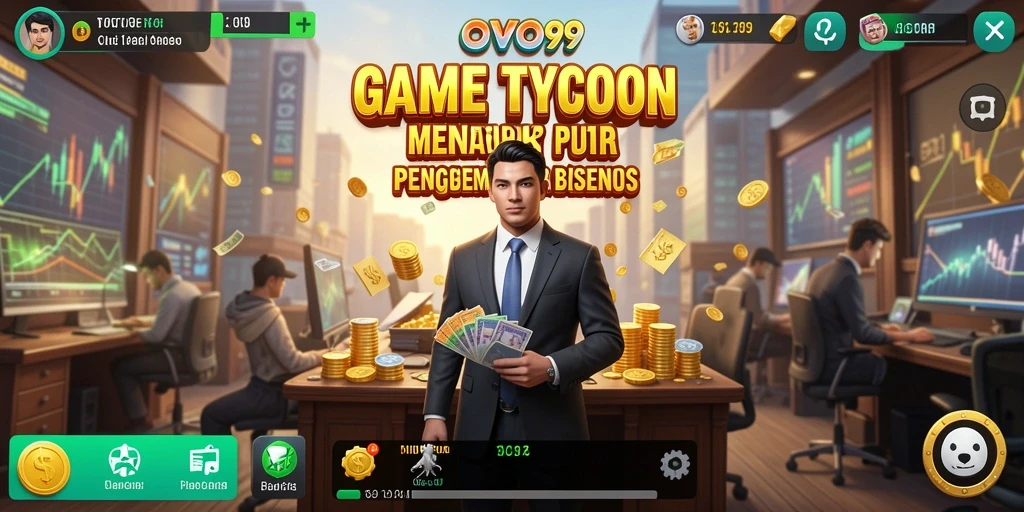 Tangkapan layar OVO99 menampilkan gameplay Tycoon yang seru dan menantang.