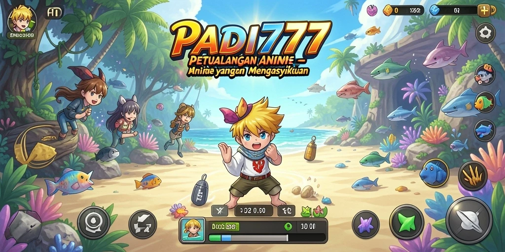 Tampilan gameplay PADI777 yang memukau dengan karakter Anime yang hidup.