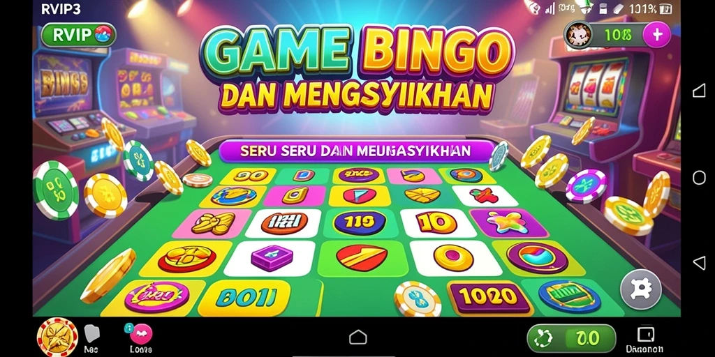 Tampilan gameplay seru dari game Bingo RVIP3.