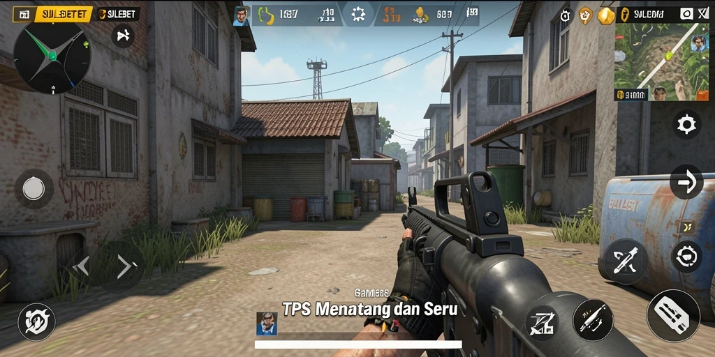 Tampilan gameplay yang seru dalam SULEBET, menunjukkan aksi mendebarkan.