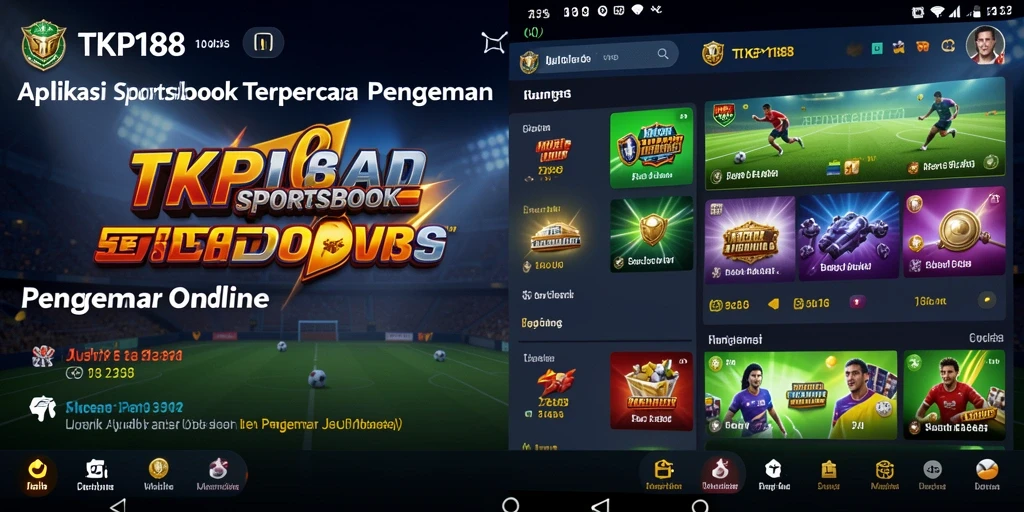 Tampilan gameplay Sportsbook TKP188 yang menarik.