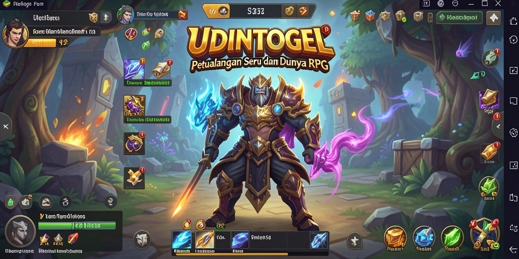Gameplay seru di UDINTOGEL dengan karakter dan petualangan yang menakjubkan.