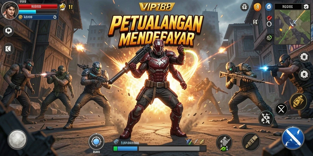 Screenshot gameplay menampilkan aksi seru dalam VIP188.